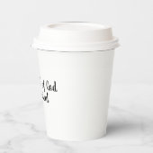 Gobelets En Papier La Parole de Dieu suffit (Gauche)