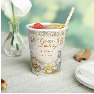 Gobelets En Papier la petite oie est en route 