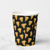 Gobelets En Papier La Pizza Est Ma Saint Valentin Amusante (Droite)