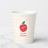 Gobelets En Papier La Pomme De Notre Baby shower Oeil (Recto)