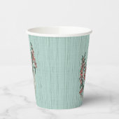 Gobelets En Papier La romance de l'Aqua de la soie (Gauche)