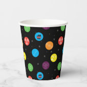 Gobelets En Papier La théorie du Big Bang Motif noir (Recto)