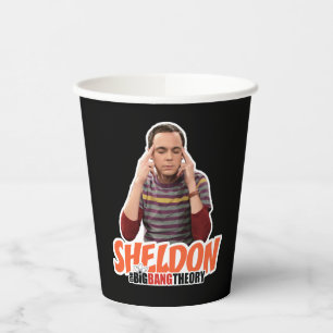 Gobelets En Papier La théorie du Big Bang Sheldon