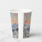 Gobelets En Papier La tranquillité d'hiver (Gauche)