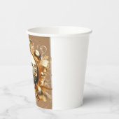 Gobelets En Papier La typographie d'or bonne année 2025 (Gauche)