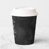 Gobelets En Papier La vie sans café est effrayante | Devis café (Gauche)
