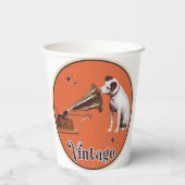 Gobelets En Papier La voix de son maître (Verso)