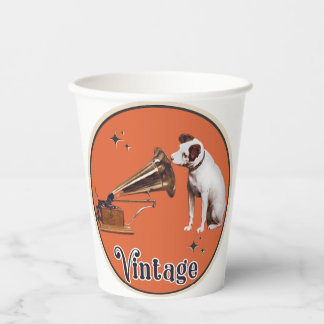 Gobelets En Papier La voix de son maître