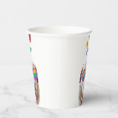 Gobelets En Papier Labrador Chien avec Coeurs Saint-Valentin (Droite)