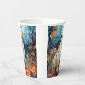 Gobelets En Papier Labrador Halloween avec la peur Citrouille (Gauche)