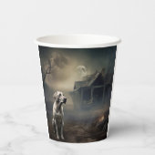 Gobelets En Papier Labrador Halloween Épouvantable (Verso)