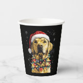 Gobelets En Papier Labrador Retriever Dogs Tree Christmas Sweater Xma (Recto)