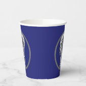 Gobelets En Papier Lacrosse Sports Blue (Gauche)