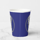 Gobelets En Papier Lacrosse Sports Blue (Droite)