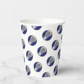 Gobelets En Papier Lacrosse Team Blue (Gauche)