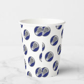 Gobelets En Papier Lacrosse Team Blue (Droite)