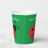 Gobelets En Papier Lady Bug Cute Kids 1ère fête d'anniversaire (Droite)