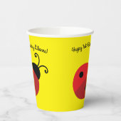 Gobelets En Papier Lady Bug fête d'anniversaire (Gauche)