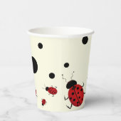 Gobelets En Papier Lady Bug Thème Anniversaire Baby shower-Jour (Droite)
