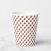 Gobelets En Papier Ladybird, coccinelle, insecte rouge, coupe de papi (Recto)
