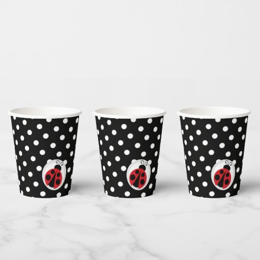 Gobelets En Papier Ladybug Baby shower ou fête d'anniversaire (Multi)