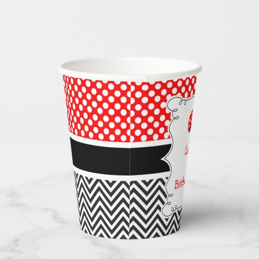 Gobelets En Papier Ladybug Ladybird Birthday Party (Droite)