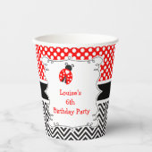 Gobelets En Papier Ladybug Ladybird Birthday Party (Recto)