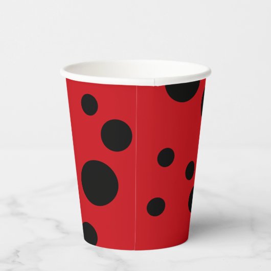 Gobelets En Papier Ladybug Spots Party (Droite)