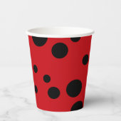 Gobelets En Papier Ladybug Spots Party (Recto)