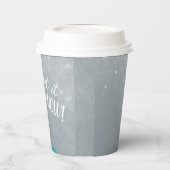 Gobelets En Papier Laisser neiger Snowman (Gauche)