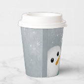 Gobelets En Papier Laisser neiger Snowman (Droite)