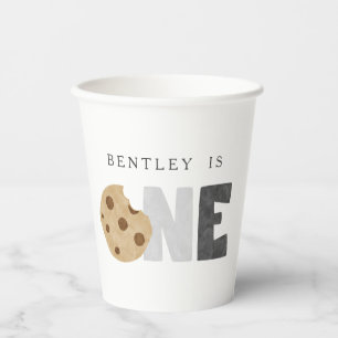 Gobelets En Papier Lait et biscuits Premier anniversaire