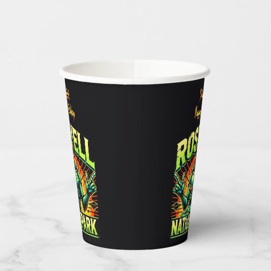 Gobelets En Papier L'Alien de Roswell Encounter Park attend ! (Gauche)