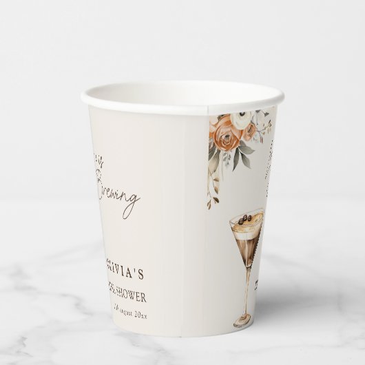 Gobelets En Papier L'amour est en train de préparer une fête prénupti (Droite)