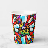 Gobelets En Papier L'amour est l'amour (Gauche)