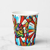 Gobelets En Papier L'amour est l'amour (Droite)