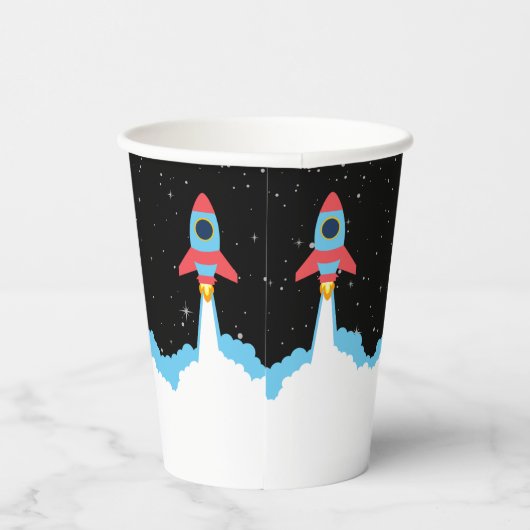 Gobelets En Papier Lancement de fusées dans l'Anniversaire de enfant  (Droite)