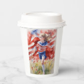 Gobelets En Papier Land of free Line (Recto)