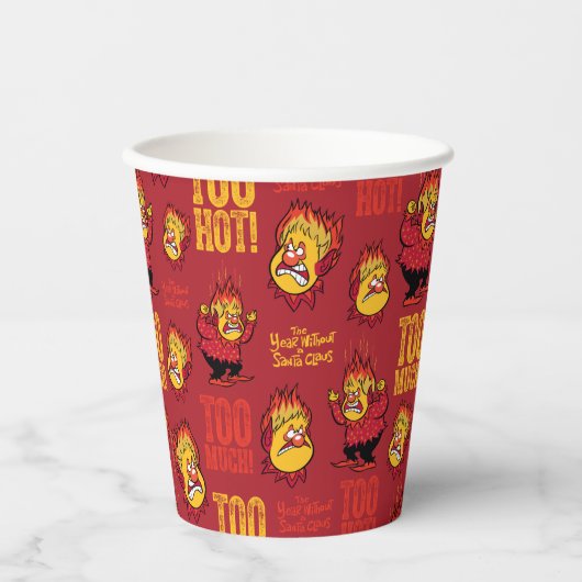 Gobelets En Papier L'ANNÉE SANS Motif SANTA CLAUS™ Heat Miser (Recto)