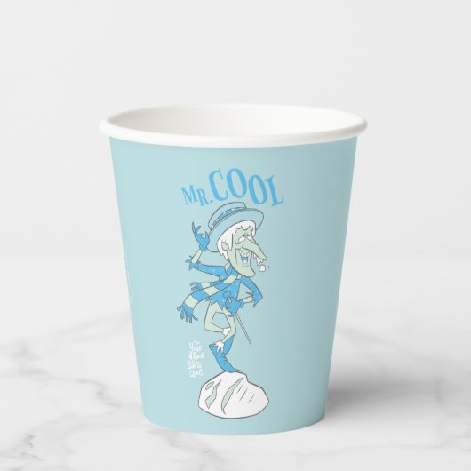 Gobelets En Papier L'ANNÉE SANS SANTA CLAUS™ | Monsieur le Cool (Recto)