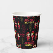 Gobelets En Papier L'ANNÉE SANS SANTA CLAUS™ | Motif Elf (Verso)