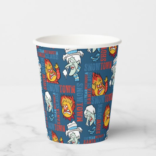 Gobelets En Papier L'ANNÉE SANS Snowtown Showdown SANTA CLAUS™ (Recto)