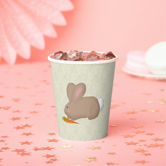 Gobelets En Papier Lapin Avec Carotte (Insitu)