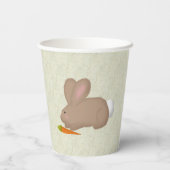Gobelets En Papier Lapin Avec Carotte (Verso)