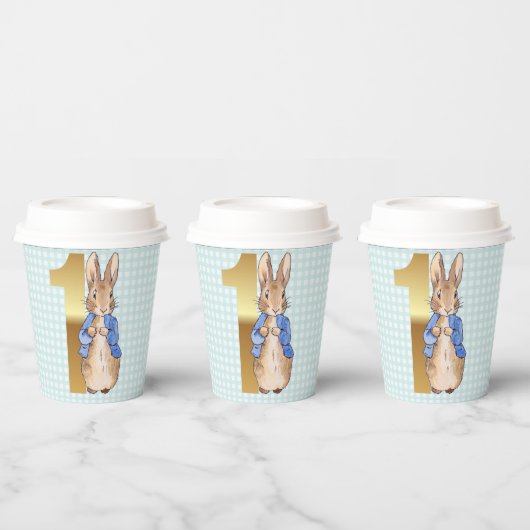 Gobelets En Papier Lapin classique 1er anniversaire (Multi)