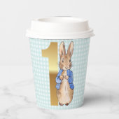 Gobelets En Papier Lapin classique 1er anniversaire (Verso)