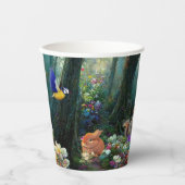 Gobelets En Papier Lapin de miel et ours de boo (Recto)