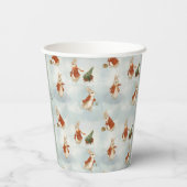 Gobelets En Papier Lapin de Noël Peter Vintage (Verso)