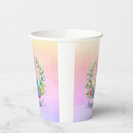 Gobelets En Papier Lapin de Pâques (Gauche)