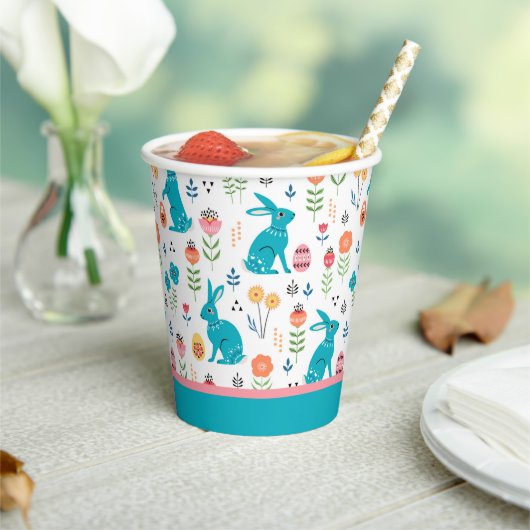 Gobelets En Papier Lapin de Pâques (Insitu)
